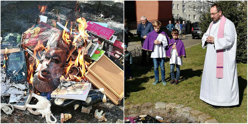 paljenje knjiga crkva