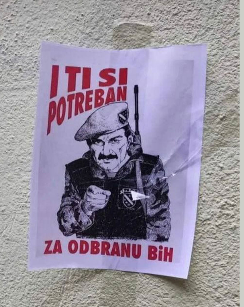 plakat odbrana bih